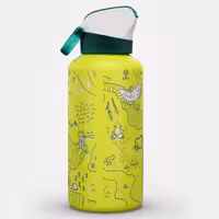 قمقمه 0.6 لیتری آلومینیومی کچوا فرانسه طرح دار