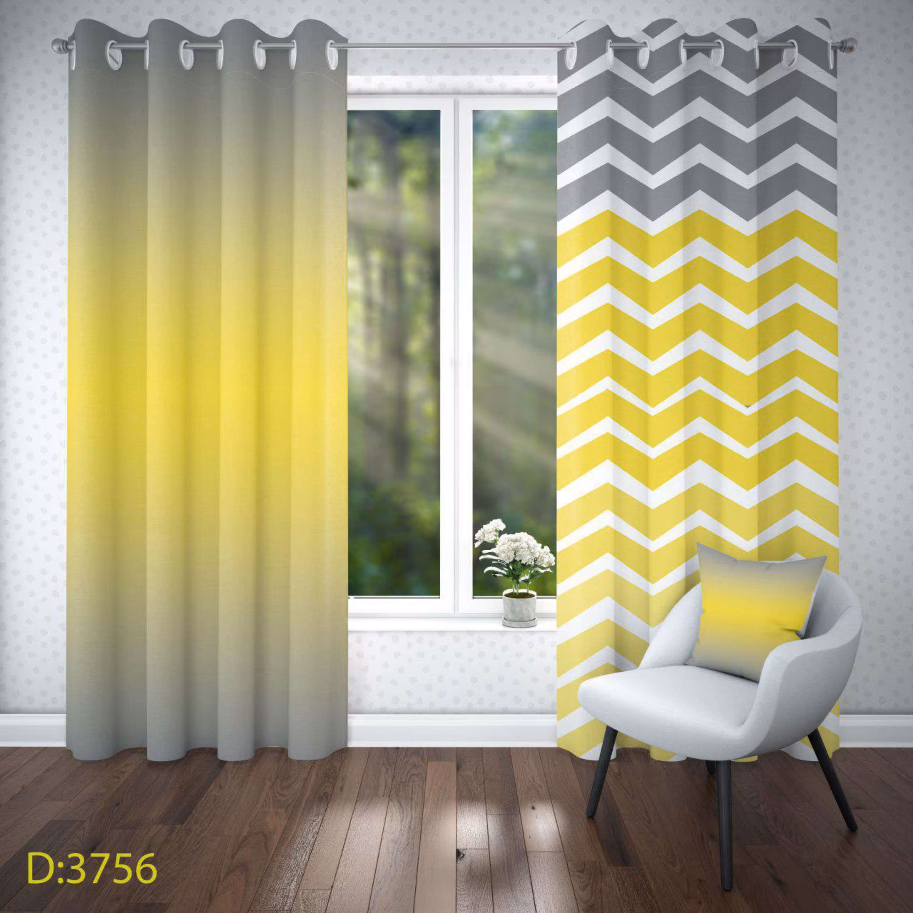 پرده مدرن  - کد 3756