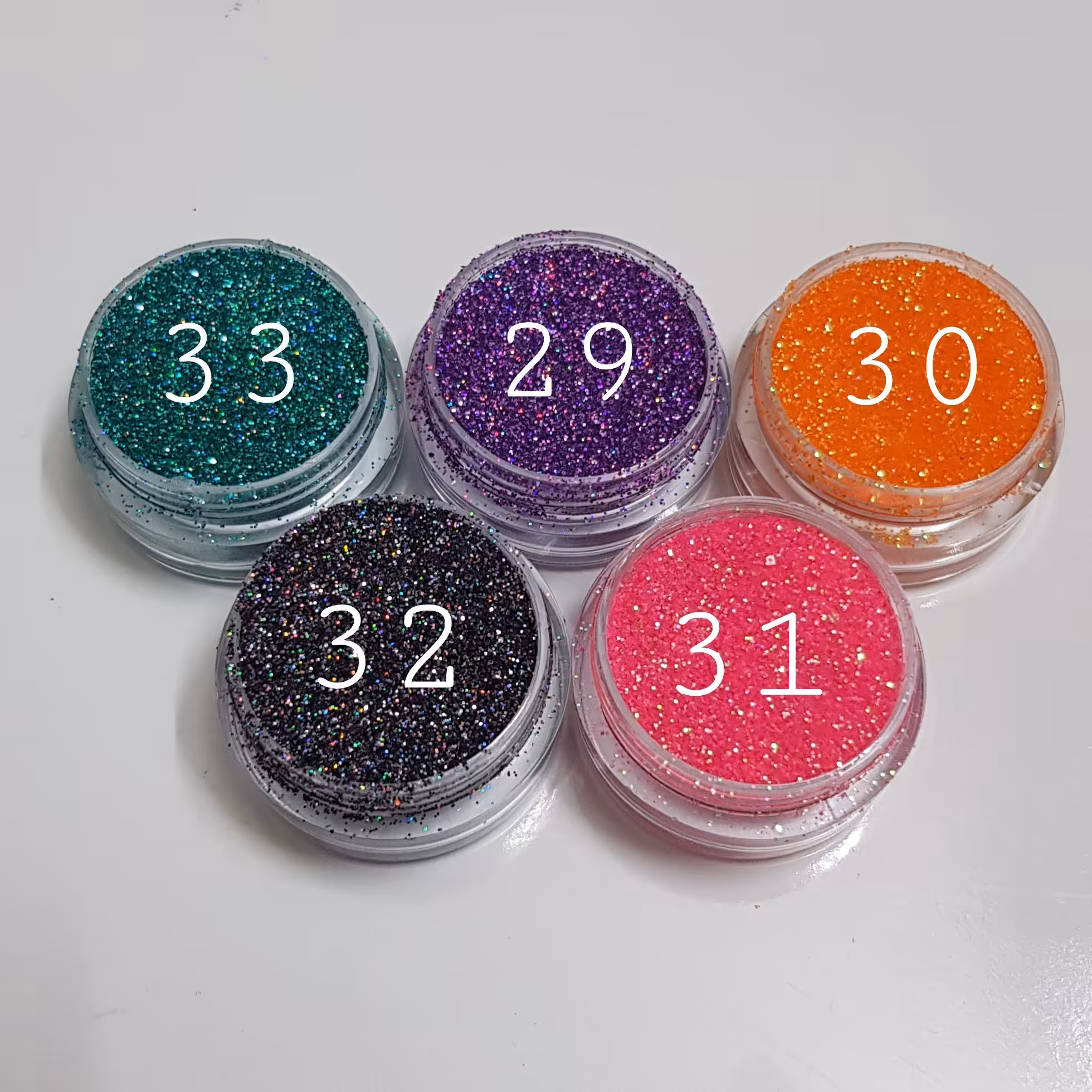 پک 5 عددی اکلیلهای شنی هولوگرامی بسته های 5 گرمی