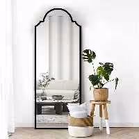 آینه قدی چوبی الف طرح نسترن 50-W-150