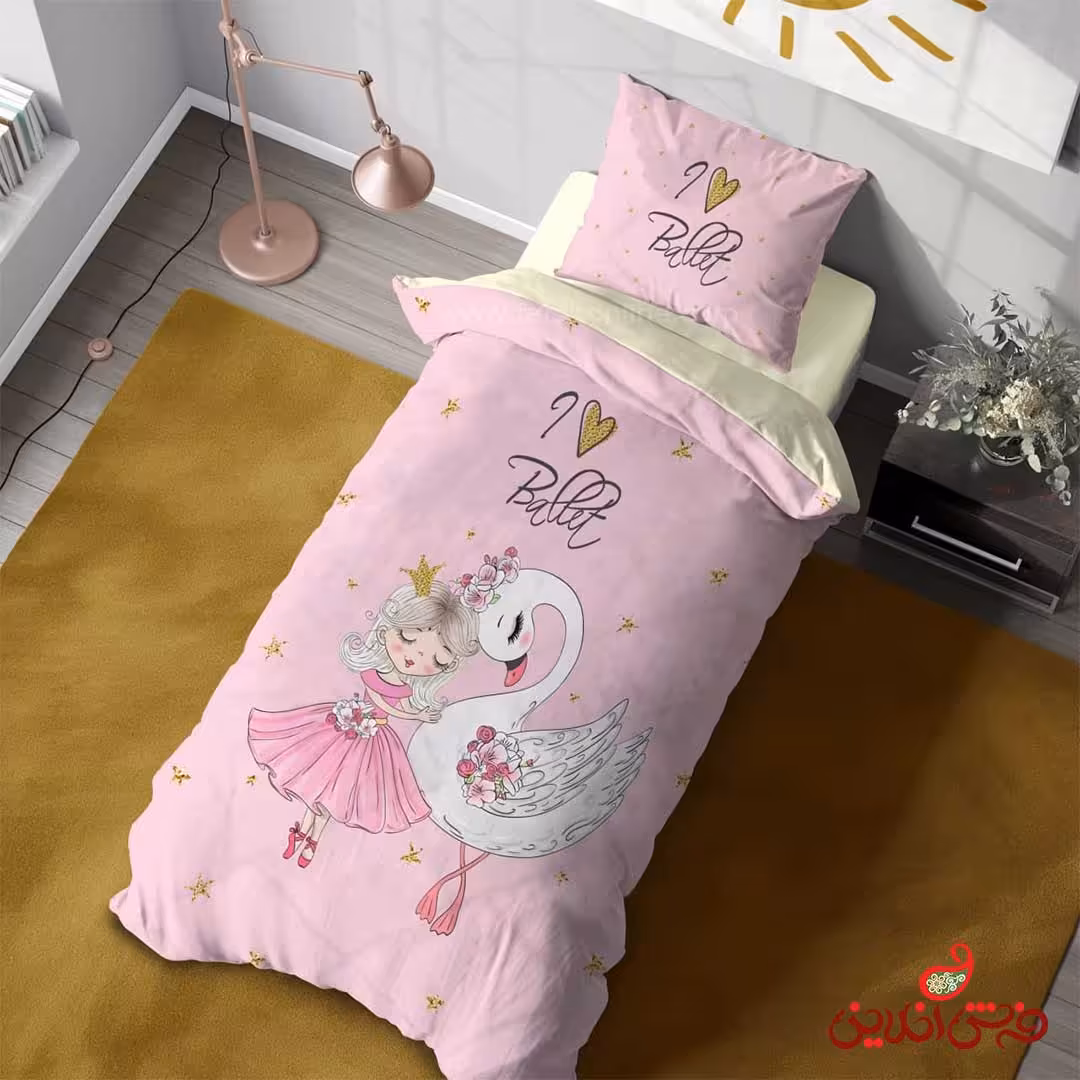 روتختی سه بعدی مدرن طرح دخترانه(دختر وغو)کد 3149