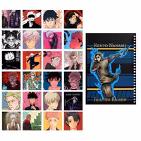دفتر نقاشی باژیکان طرح انیمه جوجوتسو کایسن کد 20100807 به همراه فتوکارت مجموعه 24 عددی