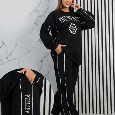 ست بلوز شلوار پنبه گلکسی اعلا اسپرت فیلیپلین (مناسب ست خانم و آقا)