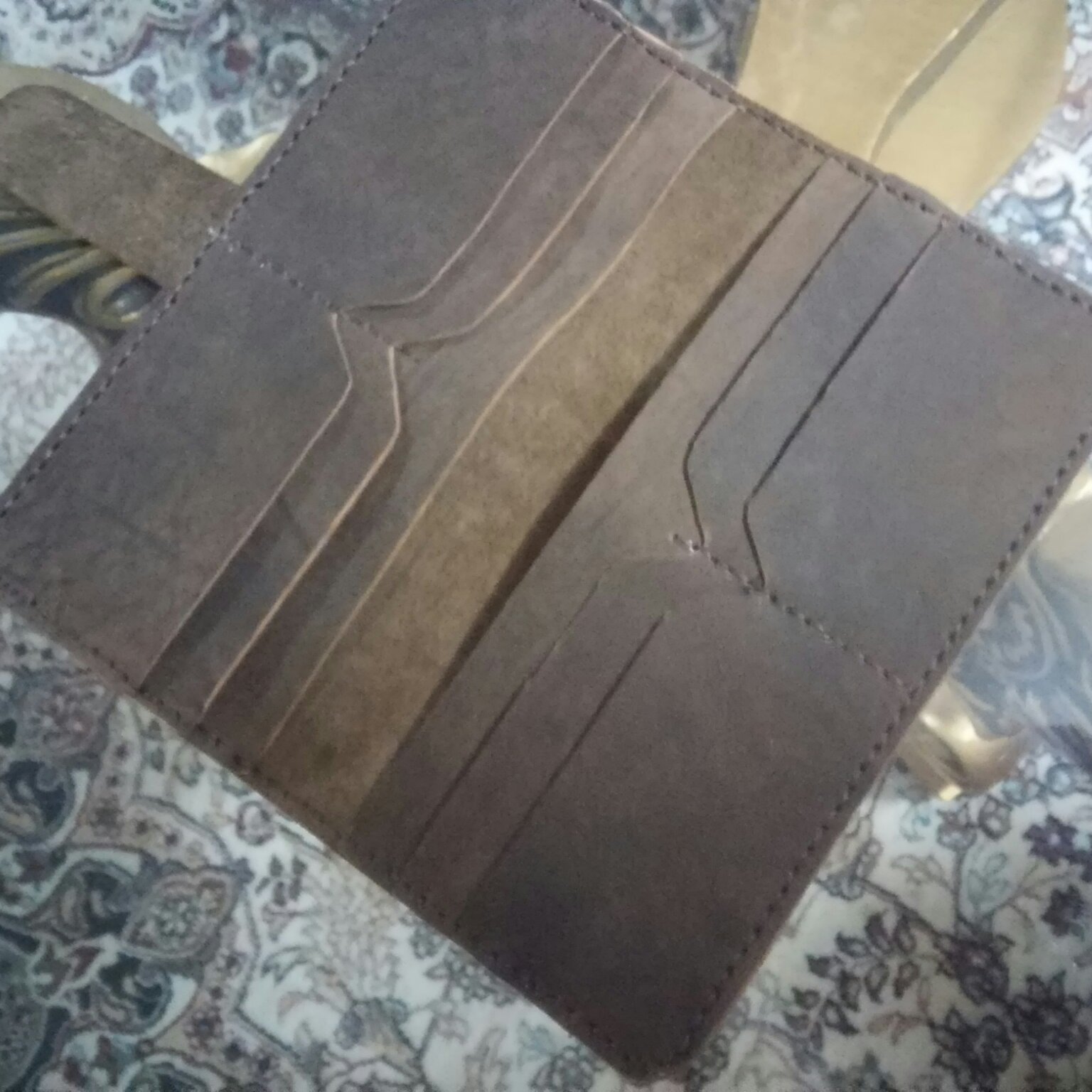 کیف پول چرم مردانه دست دوز