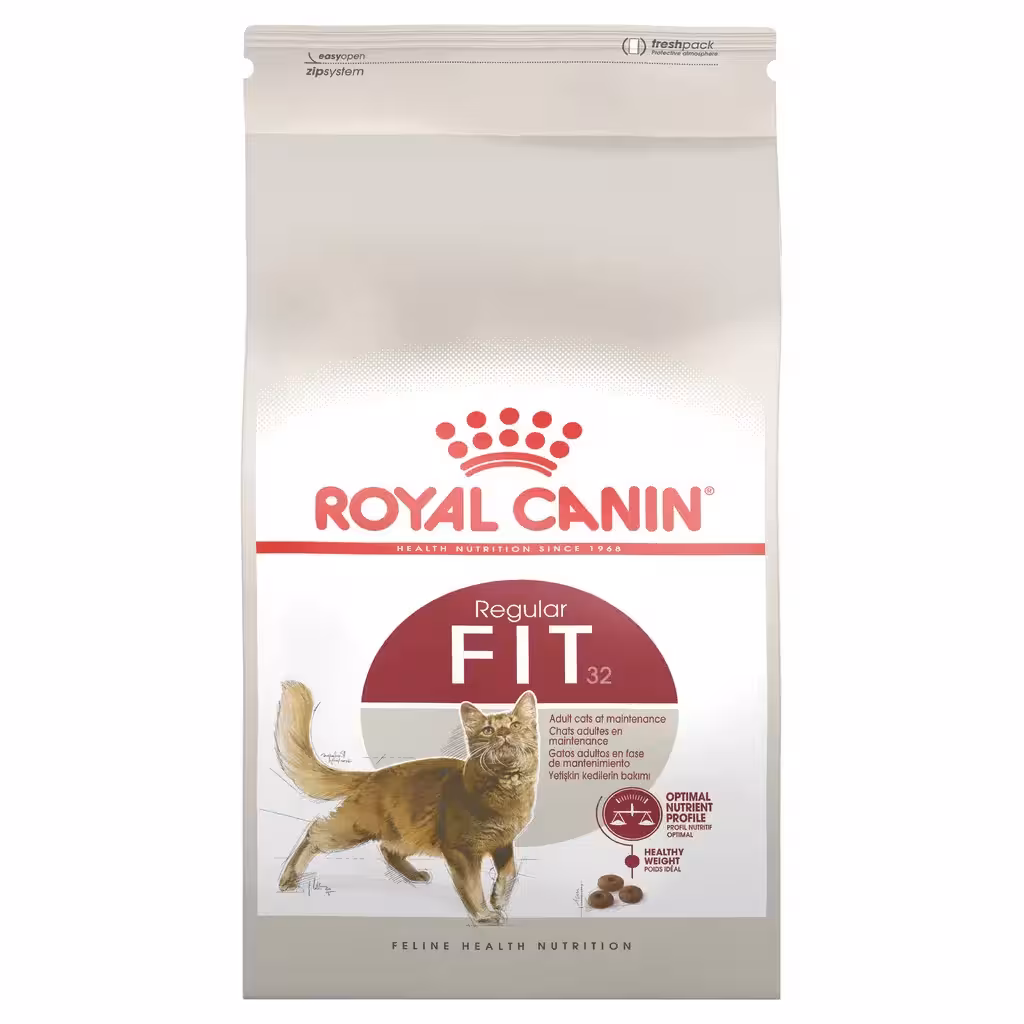 قیمت خرید غذای خشک گربه 10 کیلویی رویال کنین مدل فیت FiT32