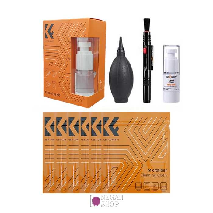 کیت تمیزکننده 4 کاره دوربین و لنز K&amp;F concept