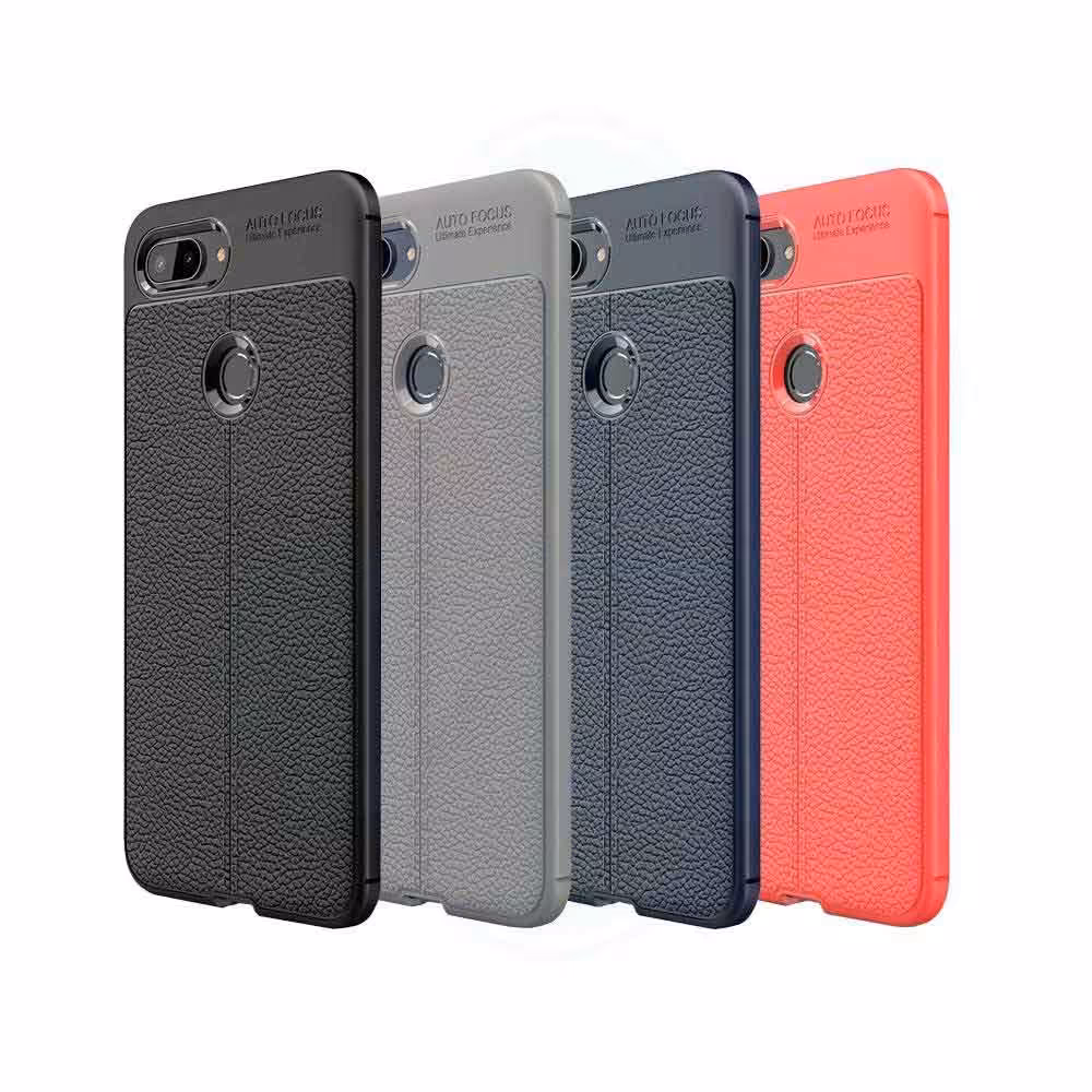 کاور طرح چرمی اتو فوکوس گوشی شیائومی Xiaomi Mi 8X / Mi 8 Lite