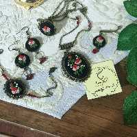 سرویس زیورآلات گلدوزی کد089