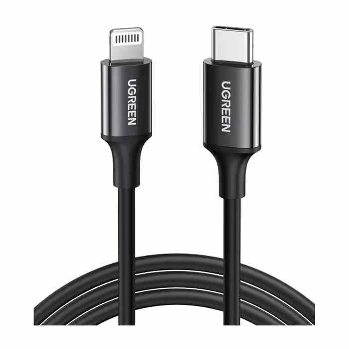 کابل تبدیل 1 متری Lightning به Type-C یوگرین مدل US171