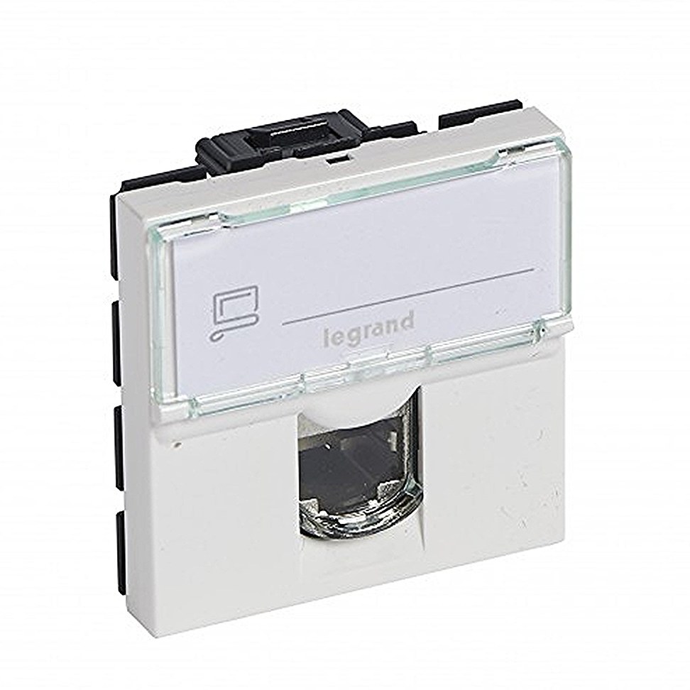 کیستون شبکه لگراند CAT6 UTP ( پهن.دوماژول)