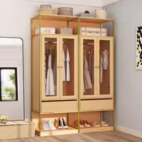 کمد لباس ام دی اف رنگ روشن کد 80150