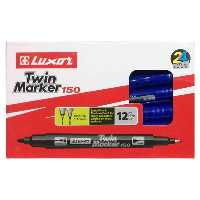 خرید ماژیک سی دی دو سر لوکسور Luxar بسته 12 عددی