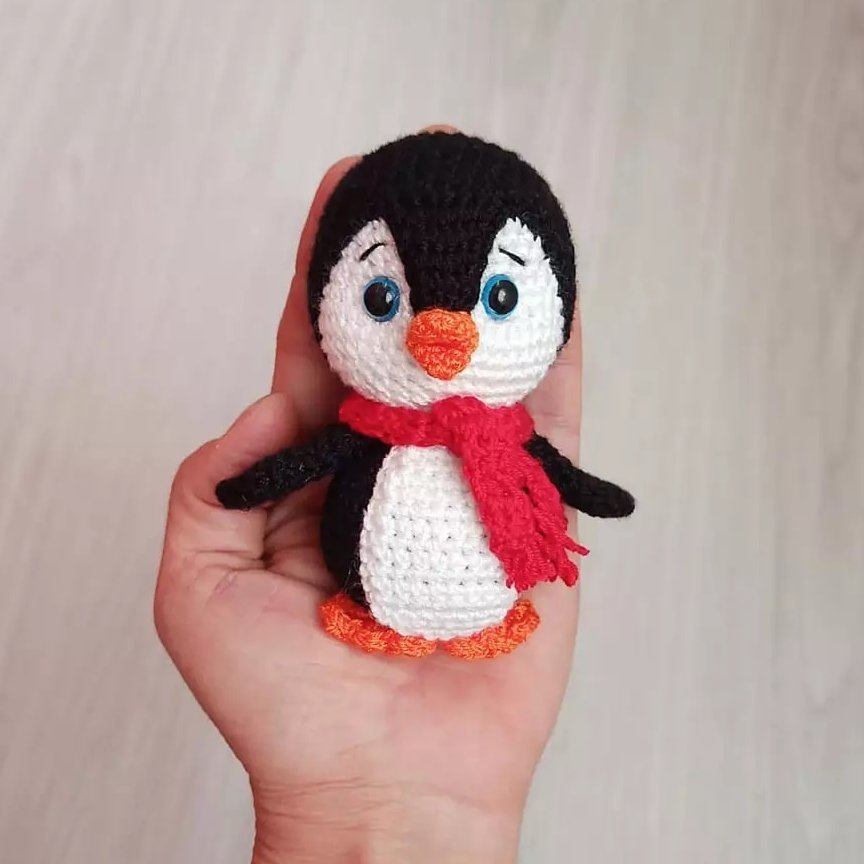 عروسکبافتنی پنگوئن کوچولو