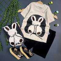 تیشرت و شلوارک پنبه اعلا خرگوش اسپرت