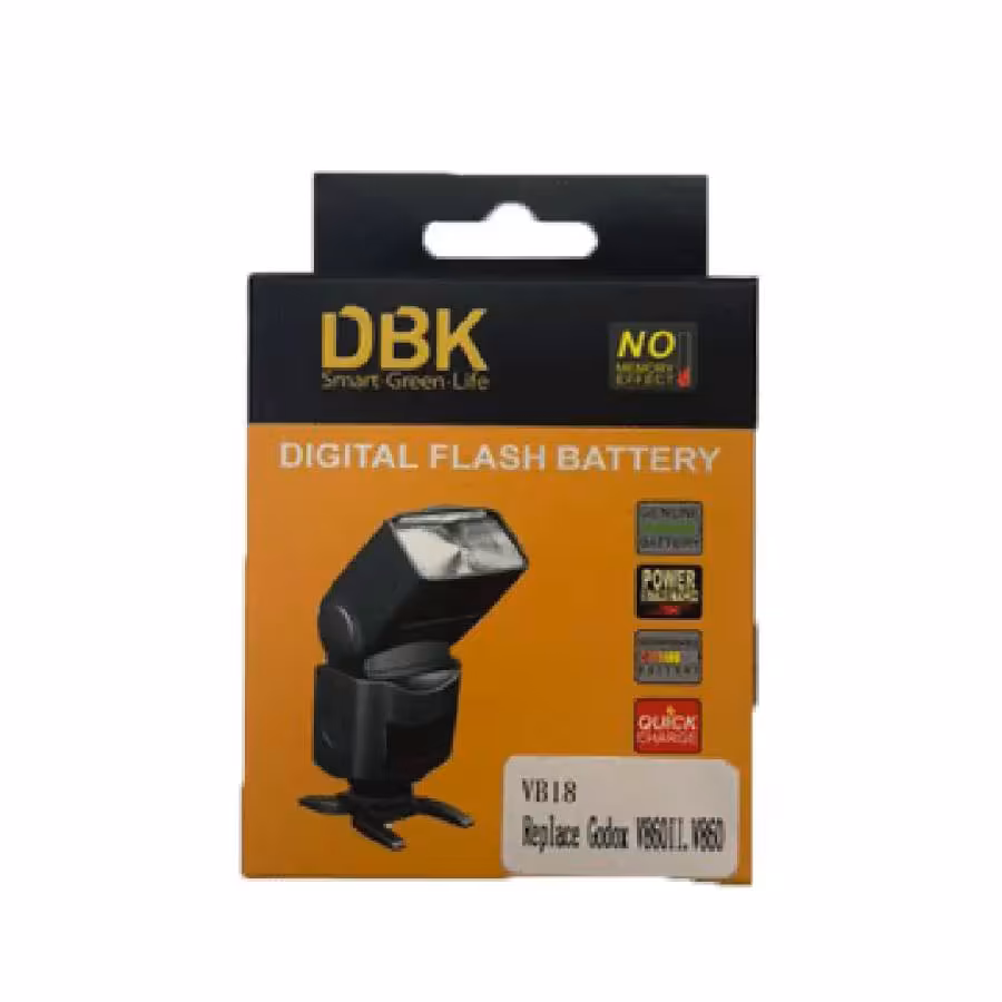 باتری دوربین دی بی کی DBK VB18 Battery For Godox V860 & V860 II