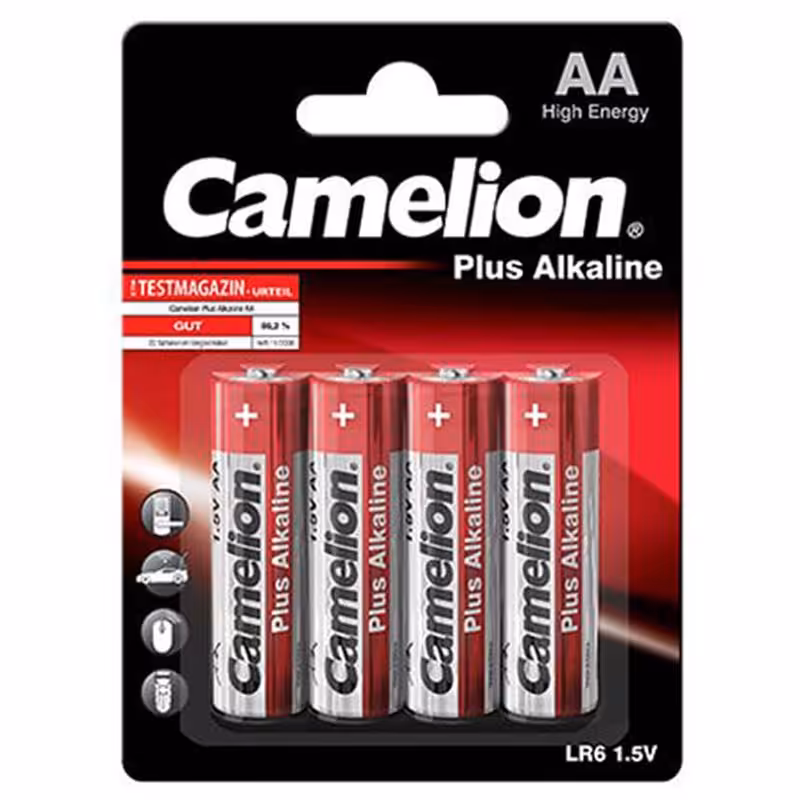 باتری قلمی کملیون Camelion Alkaline Plus بسته 4 عددی
