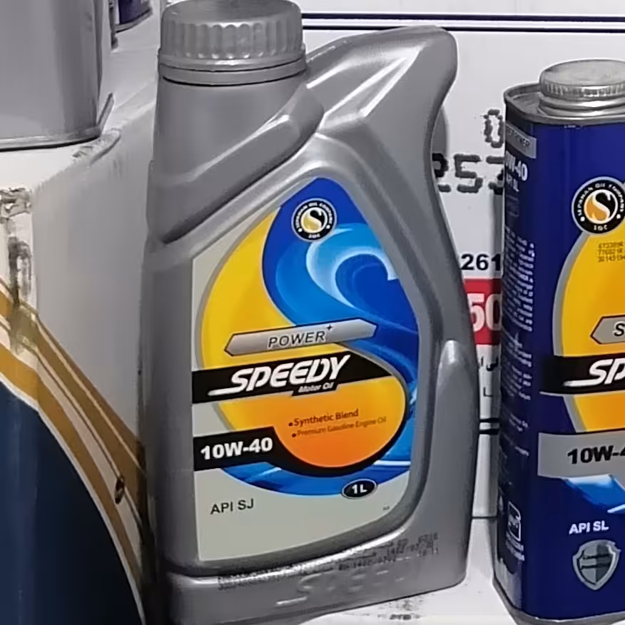 روغن موتور اسپیدی 10W40 sj مناسب پراید مدل بالا، تیبا یک لیتری 