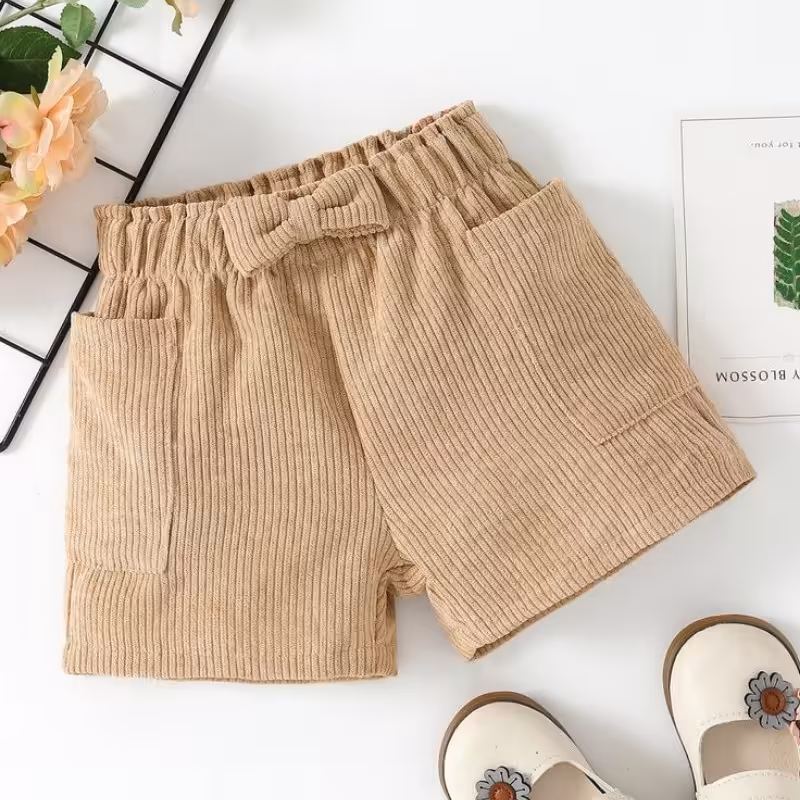 شلوارک دخترانه و پسرانه مخمل کبرینی قرمز 6 ماه تا 3 سال