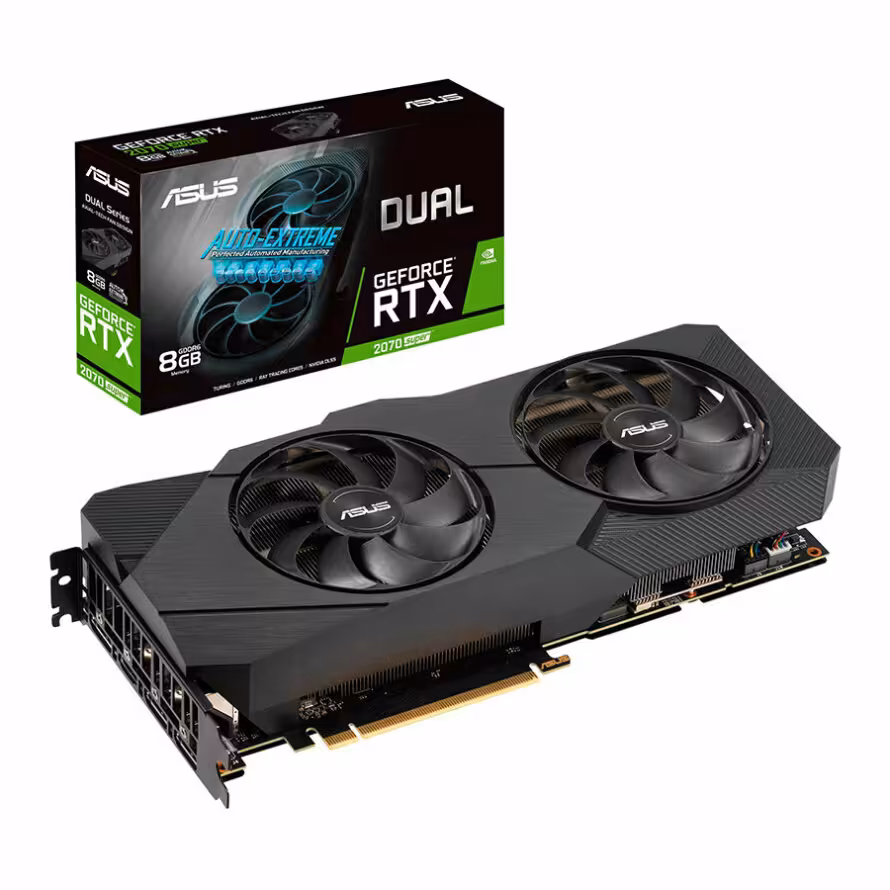 کارت گرافیک ایسوس DUAL RTX 2070 S O8G EVO