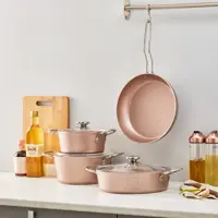 ست قابلمه بیوگرانیت 7 پارچه رز کاراجا کد 502000174