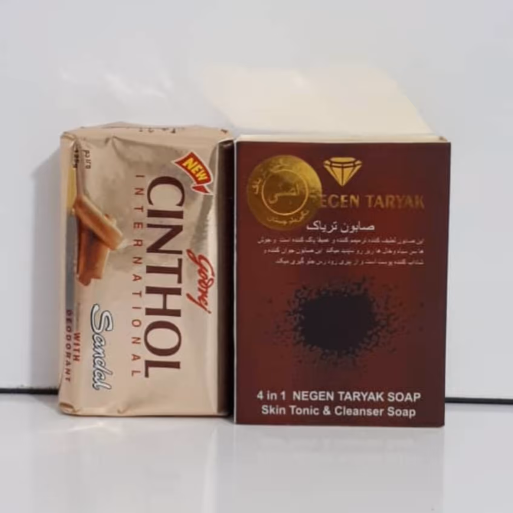 پک 2 عددی صابون کلاژن اصلی و صندل سینثول اصل