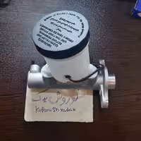 پمپ ترمز پراید کامل بهمراه مخزن و سنسور برند دیناپارت اورجینال 