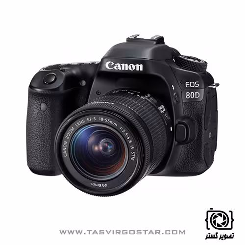 دوربین کانن 80D با لنز 18-55