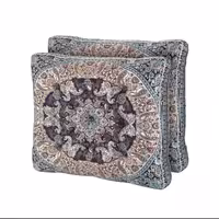 پشتی سنتی ترمه مدل حاشیه بته جقه، بسته دو عددی

