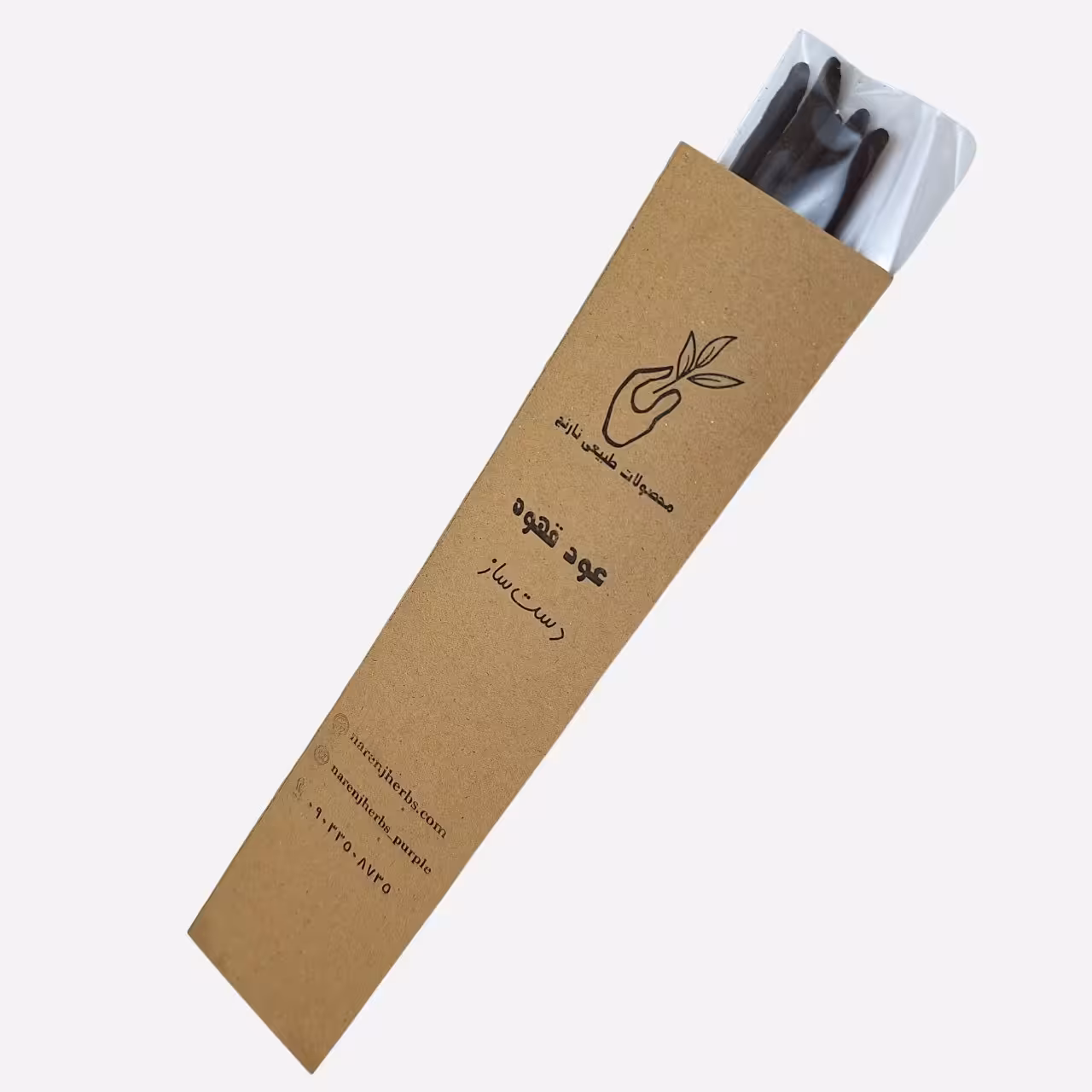 عود دست ساز قهوه بسته بندی 5 عددی