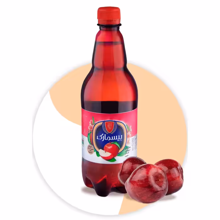 نوشیدنی میوه ای گازدار سیب (6عددی)