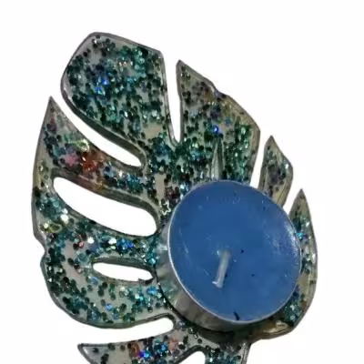 جاشمعی طرح برگ رزینی دستساز