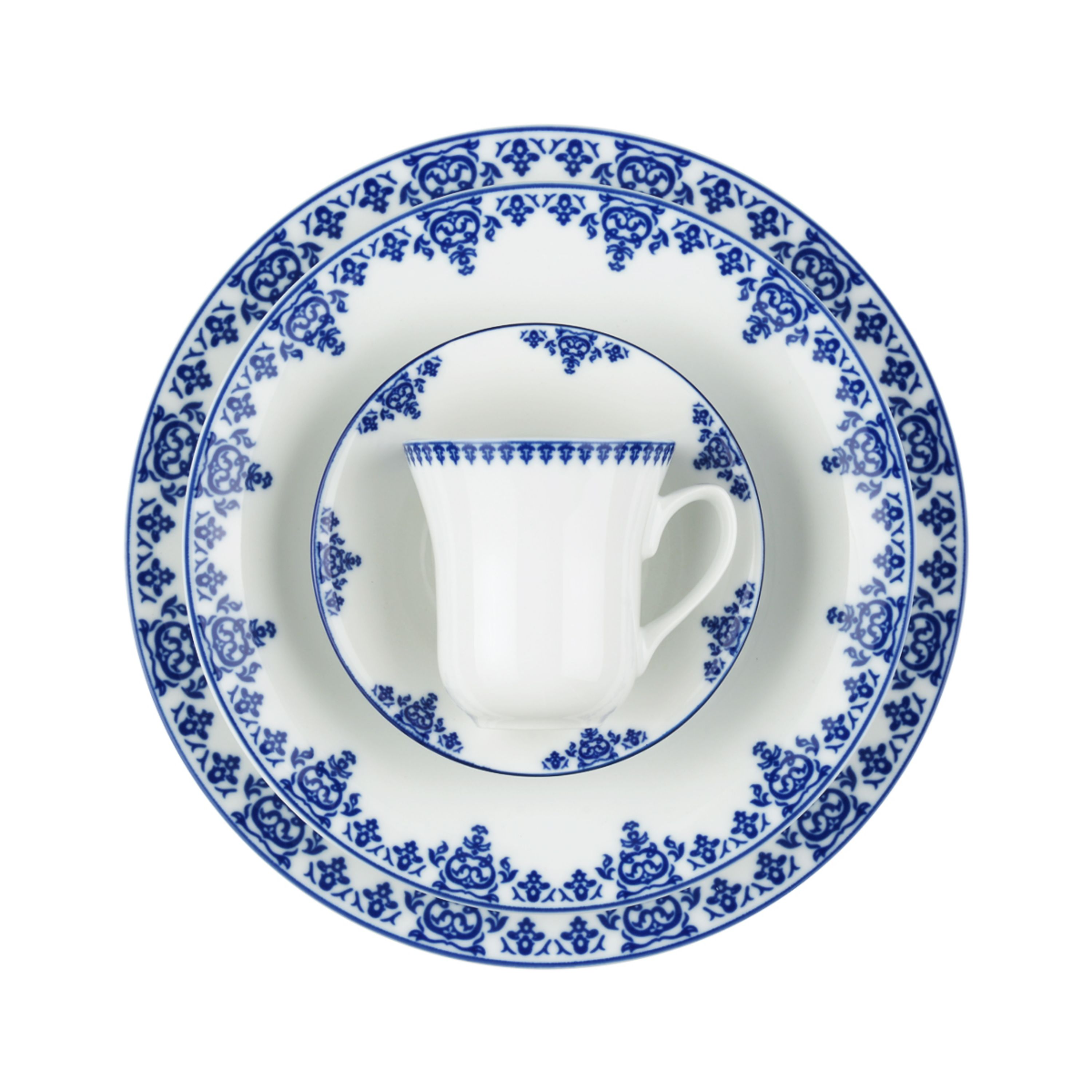 سرویس چینی زرین 12 نفره 108 پارچه سمرقند درجه یک