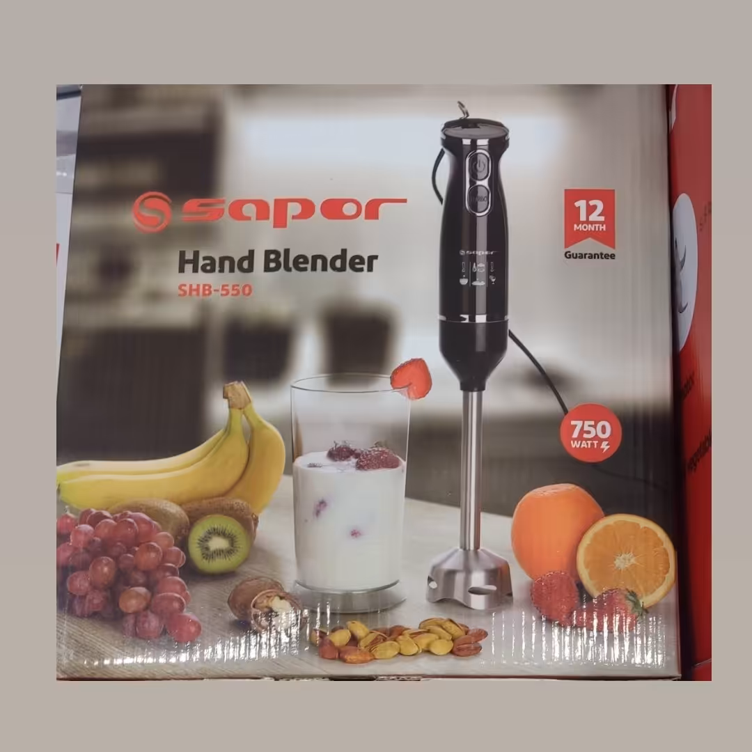 گوشتکوب برقی دستی ساپر مدل SHB 550با ضمانت 12ماهه و خدمات پس از فروش در سراسر ایران