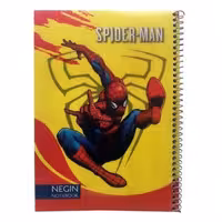 دفتر 50 برگ سیمی خطی طلقی نگین بسته 20 عددی