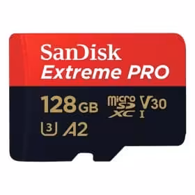 کارت حافظه سن دیسک Extreme Pro مدل microSDXC UHS-I با ظرفیت 128 گیگابایت   گارانتی مادام العمر
