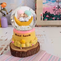 گوی موزیکال متوسط چراغدار دختر گربه 