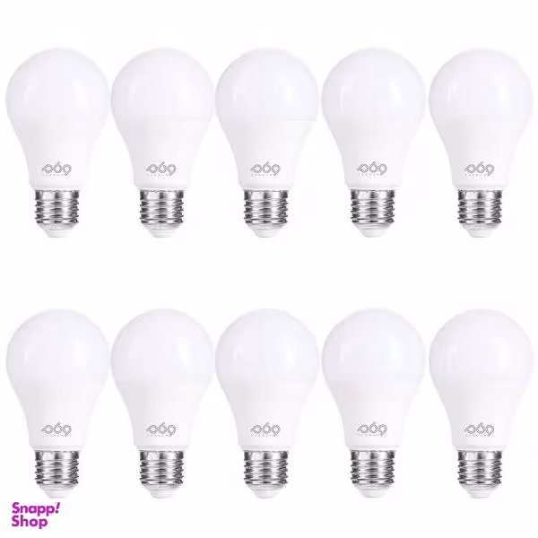 لامپ ال ای دی 9 وات کد 900/9 پایه E27 بسته 10 عددی