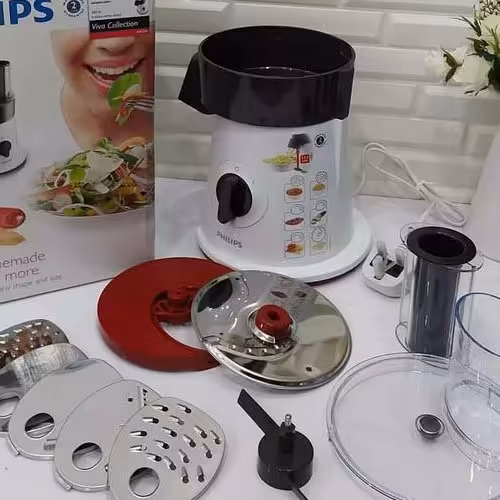 سالاد ساز فیلیپس HR1388 دارای 6 دیسک فلزی استیل ضد زنگ  