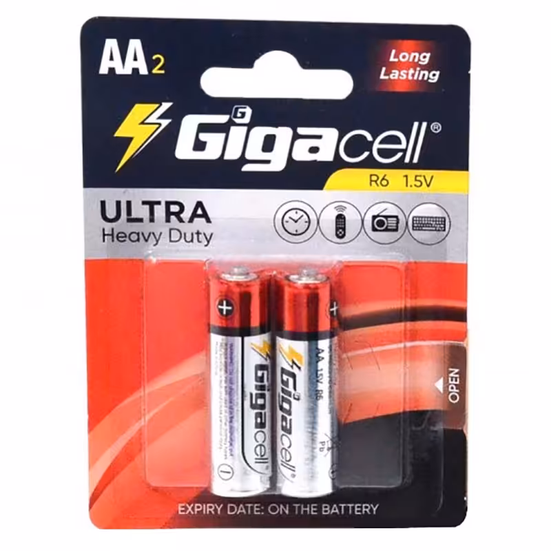 باتری قلمی 2 عددی گیگاسل Gigacell