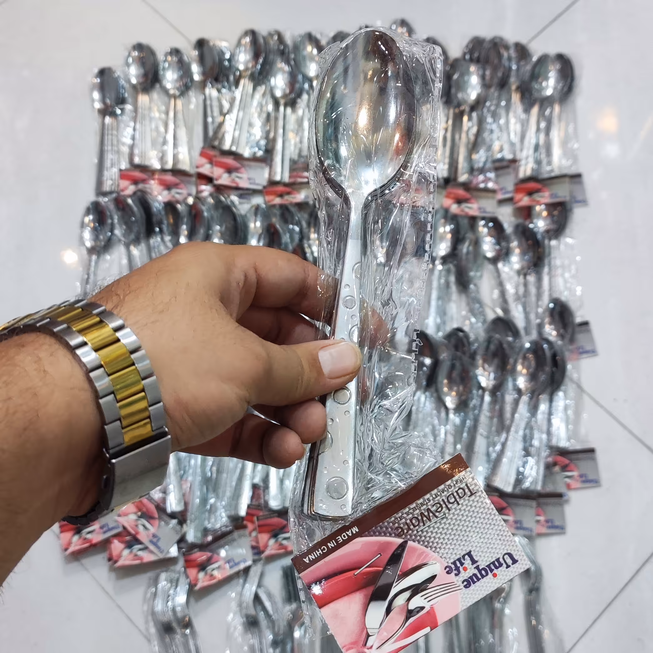 قاشق یا چنگال 6 تایی یونیک (ارسال رایگان )