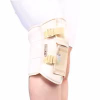 زانوبند قابل تنظیم ابری با کشکک بسته سایز L