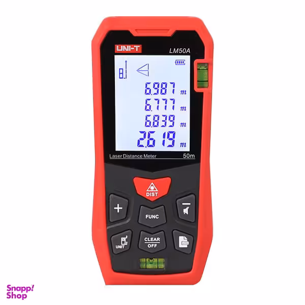 متر لیزری یونیتی (UNIT) مدل LM50A سایز 50 متر