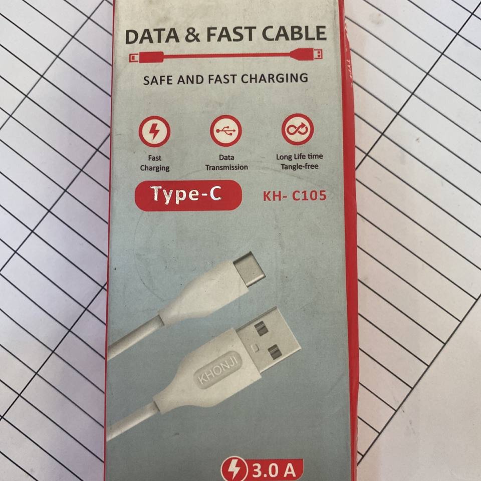 کابل شارژ فست شارژ خنجی type c