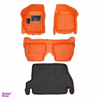 کفپوش پنج بعدی خودرو پانیذ مدل EVA مناسب پژو پراید 131 به همراه کفپوش صندوق