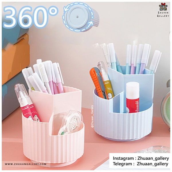 جاقلمی چرخان رومیزی Pastel World پاستلی