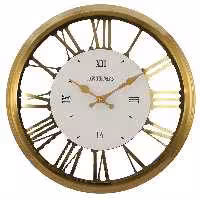 ساعت دیواری آرتمیس مدل 2016 گلد (طلایی) پشت طلق