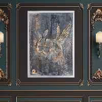 تابلو گل و مرغ