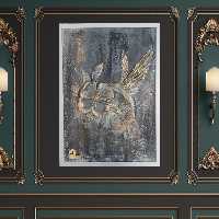 تابلو گل و مرغ