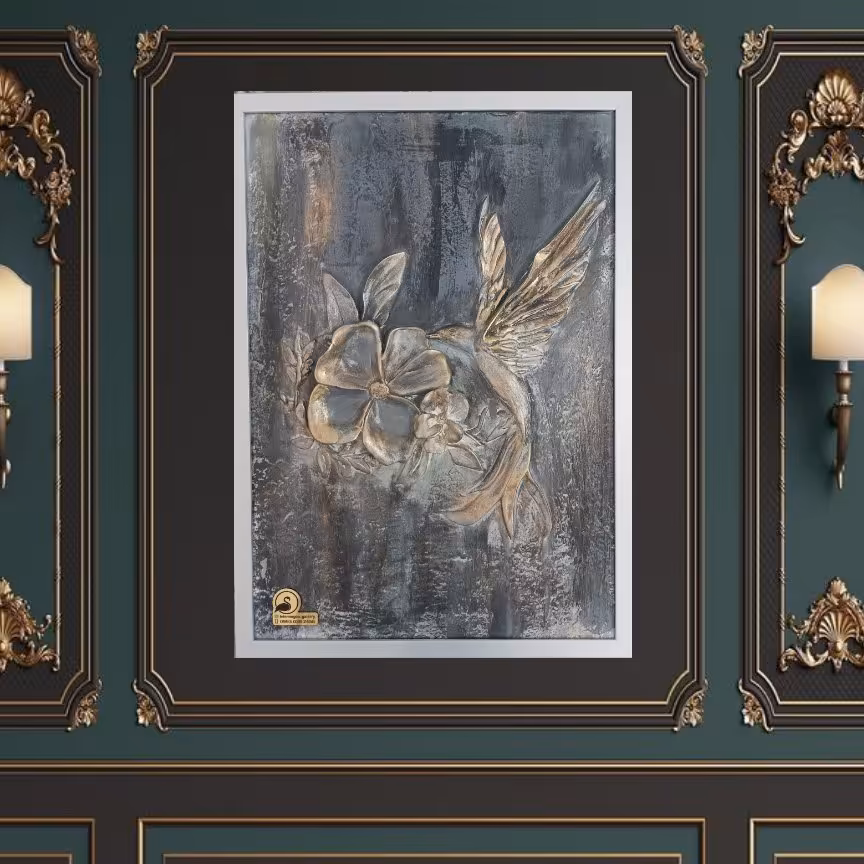 تابلو گل و مرغ