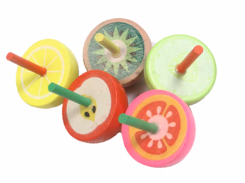 فرفره چوبی طرح میوه